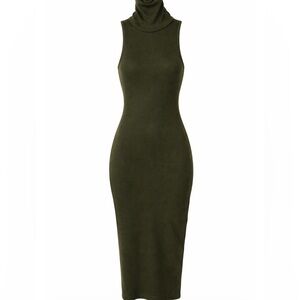 ‼️SALE‼️ Zara women’s Sleeveless Turtleneck Midi Dress